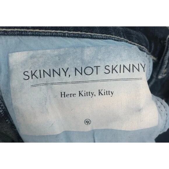 Mother Skinny Not Skinny Here Kitty, Kitty Jeans Size 26 - Picture 7 of 7